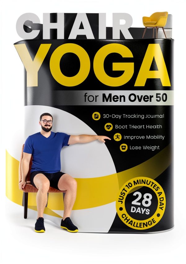 Chair Yoga for Men Seniors Weight Loss ETS Publishing Kindle eBook-0