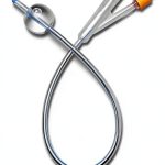 Medline SelectSilicone Foley Catheters, 100% Silicone, 14 Fr, 10 mL, 2-Way, Bullet-Shaped Tip, Symmetrical Balloon, Radiopaque Strip, Case of 10 Each-0