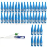 40 Sets Catheter Plugs - Catheter Plug Adapter - Urethral Catheter Supplies-0