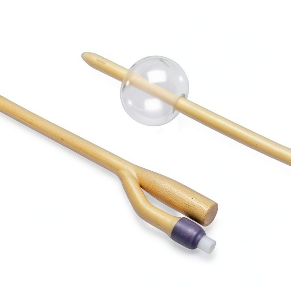 Dover™ 2-Way Foley Silicone Oil Coated Latex Urethral Urinary Catheter, 20FR, 5ML, Carton of 10-0