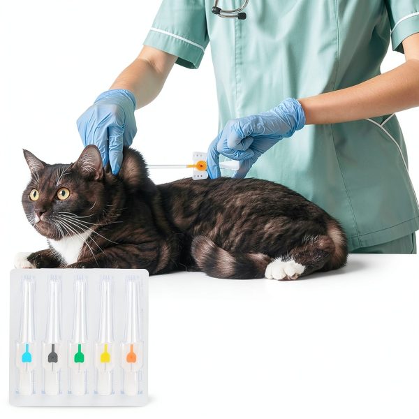 IV Catheter Canlisto 24G with Wings and Injection Port Veterinary-5
