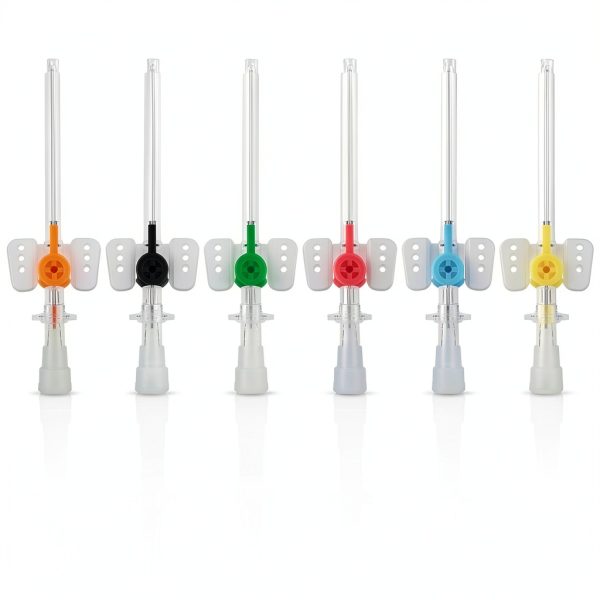 IV Catheter Canlisto 24G with Wings and Injection Port Veterinary-1