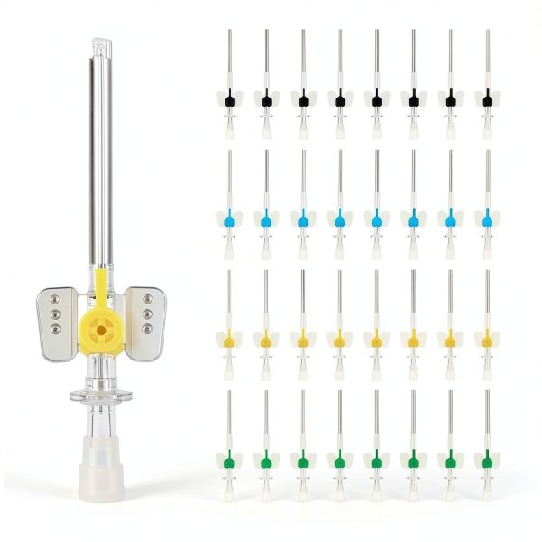IV Catheter Canlisto 24G with Wings and Injection Port Veterinary-0