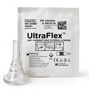 10 -Pack External Condom Catheter 32mm Bard Medical UltraFlex Self Adhering Silicone Intermediate 33303-0