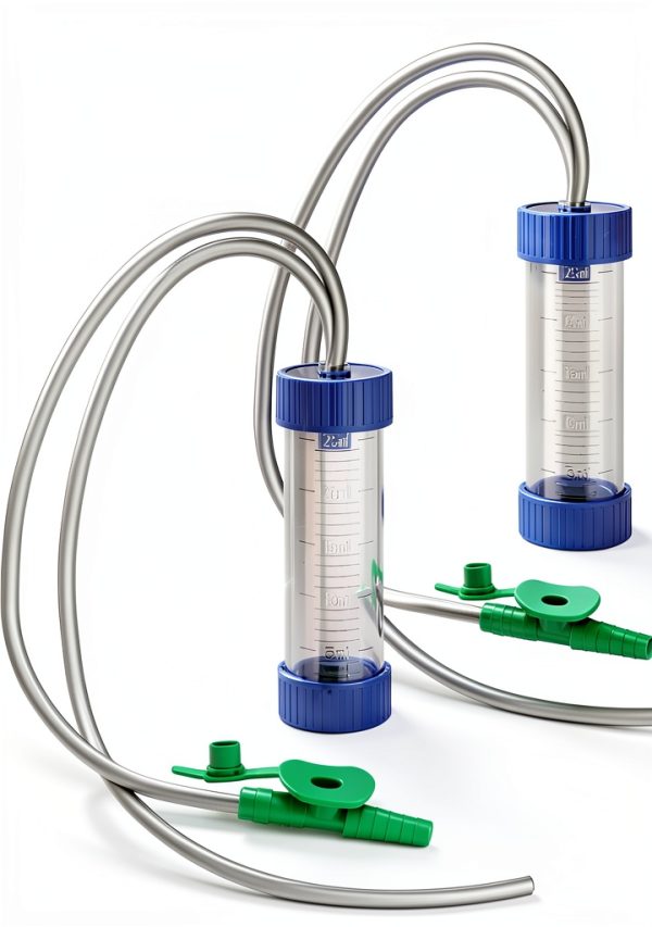 Eaasty 2 Pcs Mucus Trap for Puppies Suction Catheter Suction Device with Mucus Trap for Extracting Liquid or Mucous from Animal's Nose and Mouth for Small Animal, 25 Ml, 12 FR-0
